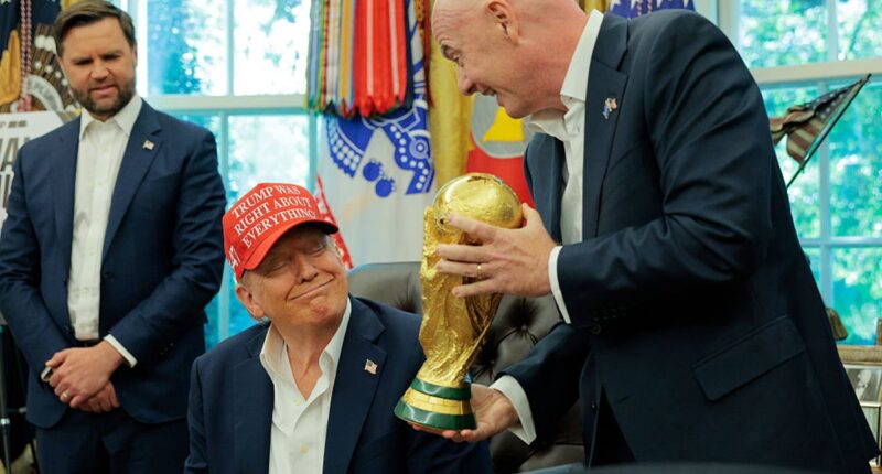 Trump says Infantino would ‘very easily’ move World Cup matches if he asked him to