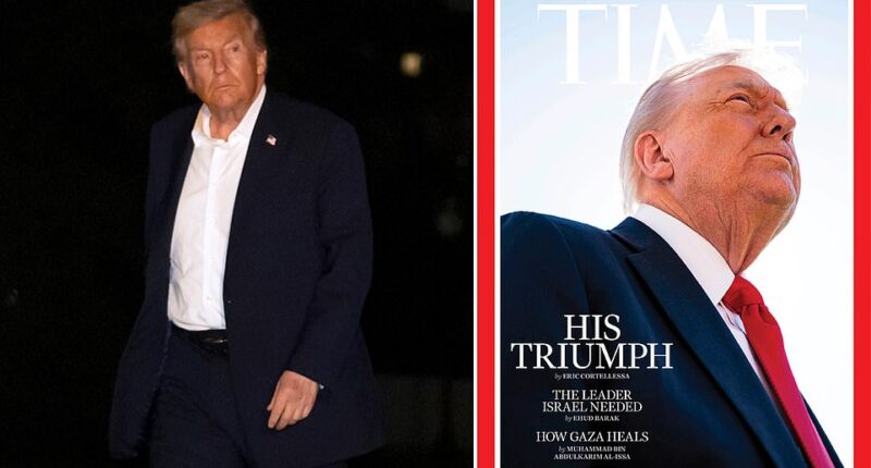 Donald Trump is furious about a Time Magazine cover photo that does his hair no favors. The magazine released their latest cover to celebrate the President’s signing of the Gaza ceasefire deal ending the two-year bloody Israel-Hamas war.