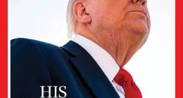 The Time Magazine cover celebrating Trump's Middle Eastern diplomacy makes the President appear bald
