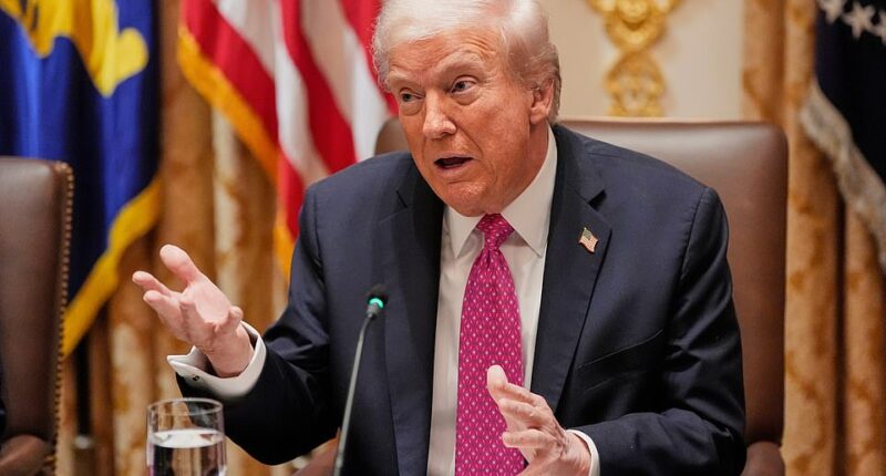 Donald Trump sent a massive [expletive] to Venezuelan dictator Nicolas Maduro during a cabinet meeting with Ukraine's Volodymyr Zelensky. A reporter asked Trump about how Maduro has 'offered everything' to the President following US airstrikes on Venezuelan drug boats.