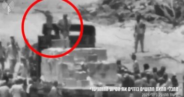 The IDF claims that footage shows Hamas terrorists on top of trucks looting humanitarian aid in the Gaza strip. The IDF said the footage is more evidence that Hamas is the 'primary obstacle' in the way of helping residents in the Gaza Strip