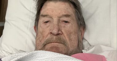 Derryn Hinch (pictured) is back in hospital after a series of health setbacks in recent months. The veteran broadcaster is being treated for an infection following a fall, according to his official Facebook page