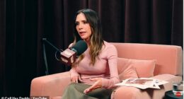 Victoria Beckham opens up about naughty nights with David, family feuds and her eating disorder in a candid chat on the Call Me Daddy podcast