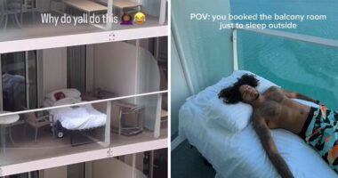 Viral Video Of Strangers Sleeping On Cruise Balcony Ignites Heated Debate
