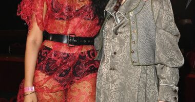 'She always taught me to stand up for what is right and that will never waiver', said the granddaughter (left) of British designer, Vivienne Westwood (right)