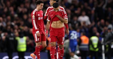 Mohamed Salah struggled during Liverpool's dramatic late defeat at Chelsea on Saturday