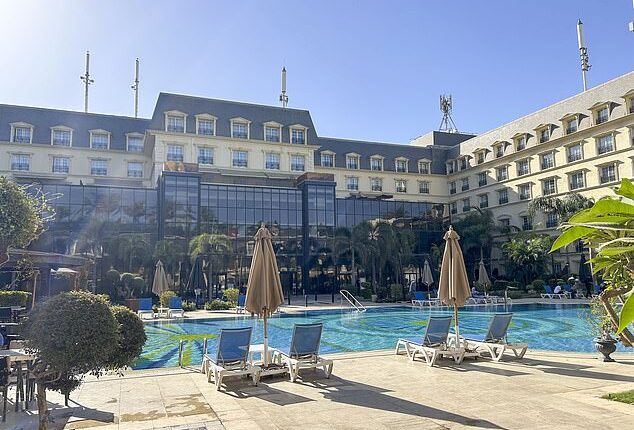 The five-star Renaissance Cairo Mirage City Hotel where more than 150 Hamas terrorists are staying alongside unsuspecting Western tourists