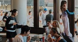 A new wellness cafe in Bondi Beach is drawing huge crowds, with queues spilling out the door