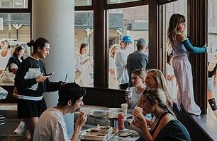 A new wellness cafe in Bondi Beach is drawing huge crowds, with queues spilling out the door