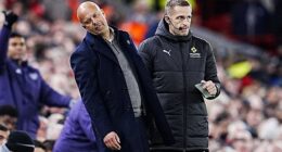 Arne Slot's side slumped to their fourth successive defeat in all competitions on Sunday night