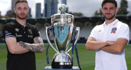 Heidelberg United's run to the Australia Cup final has been impressive - but if the part-time footballers hoist the silverware on Saturday, it will be an own goal for the A-League (pictured left, skipper Anthony Lesiotis)