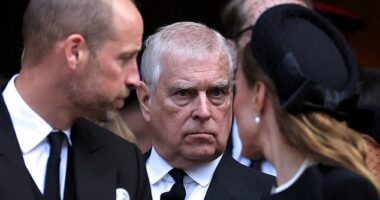 Prince William threatened to remove Princess Eugenie and Beatrice's titles unless they pressured their disgraced father to move out of Royal Lodge, it was claimed today