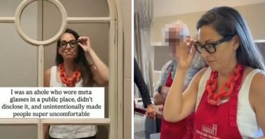 Woman Who Used Meta Glasses To Record Vacation Regrets ‘Uncomfortable’ Mistake After Watching Footage