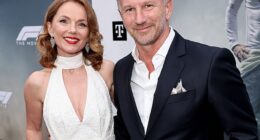 Christian Horner, pictured with his wife Geri Halliwell, wants to return to work in Formula One