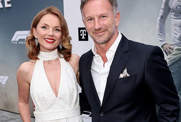 Christian Horner, pictured with his wife Geri Halliwell, wants to return to work in Formula One