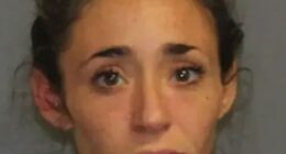Kristen Hogan was arrested on Friday after she allegedly went to her husband's home and put antifreeze into a bottle of wine and iced tea