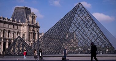 The world-famous Louvre museum in Paris has closed after a gang stole jewellery worth millions (Stock Photo)