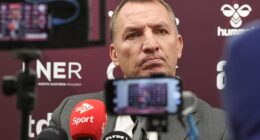 Rodgers speaks to the press as Celtic boss for the last time after defeat to Hearts