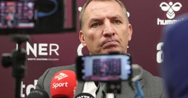 Rodgers speaks to the press as Celtic boss for the last time after defeat to Hearts