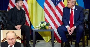 Ukrainian President Volodymyr Zelensky has arrived at the White House to urge President Trump to arm Ukraine with long-range weapons that would signal a new escalation in the ongoing war with Russia. The two world leaders standing together shoulder to shoulder Friday afternoon with soft smiles as reporters shouted questions.