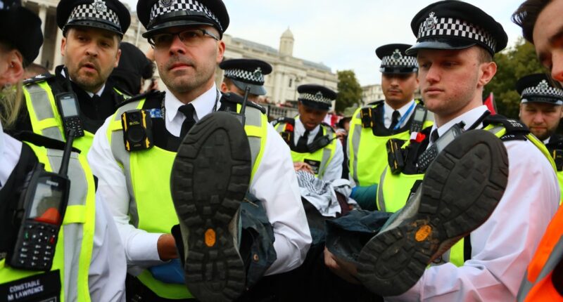 ‘Enough is enough’ says chief of police federation as ‘exhausted’ officers arrest 492 at Palestine Action protest