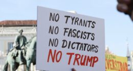 ‘No Kings’ protests live updates: Anti-Trump rallies kick off in UK, Spain, Germany and Sweden before millions set to march in US