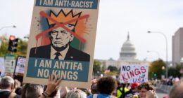 ‘No Kings’ protests pass in festival atmosphere as an estimated 7 million across US rally against Trump’s ‘authoritarianism’