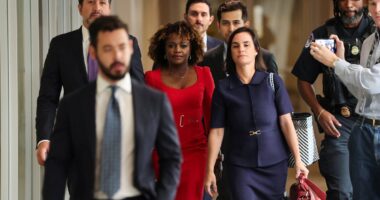 ‘That’s insane!’ Ex press secretary struggles to answer why Biden called Harris to complain before her debate with Trump