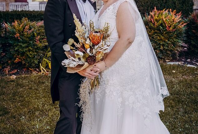 TLC star Amy Slaton and her fiancé Brian Lovvorn said 'I do' at the historic Talbott Tavern in Bardstown, Kentucky , a centuries-old inn rumored to be haunted, on Friday