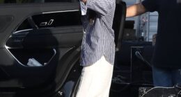 Meghan Markle returns to her acting roots as she films a scene in the upcoming film Close Personal Friends in Pasadena, California