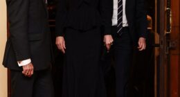 The Princess of Wales arrives at the Royal Albert Hall with her son Prince George