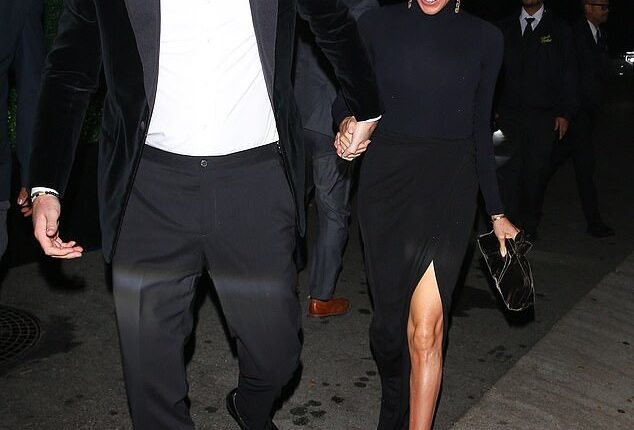 Meghan Markle and Prince Harry joined a parade of world-famous names at Kris Jenner 's James Bond-themed 70th birthday bash in Beverly Hills on Saturday