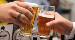 'If you really want to set the stage for yourself long-term, limit or remove alcohol,' he explained in the beginning of the video (stock image)