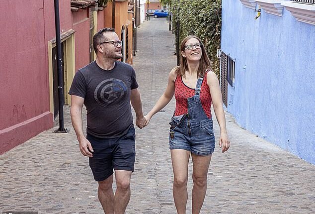 Alan and Katie Donegan (pictured) have revealed how they saved enough money to retire young