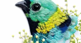 40 Embroidered Brooches By This Artist That You Might Confuse With Real Birds (New Pics)