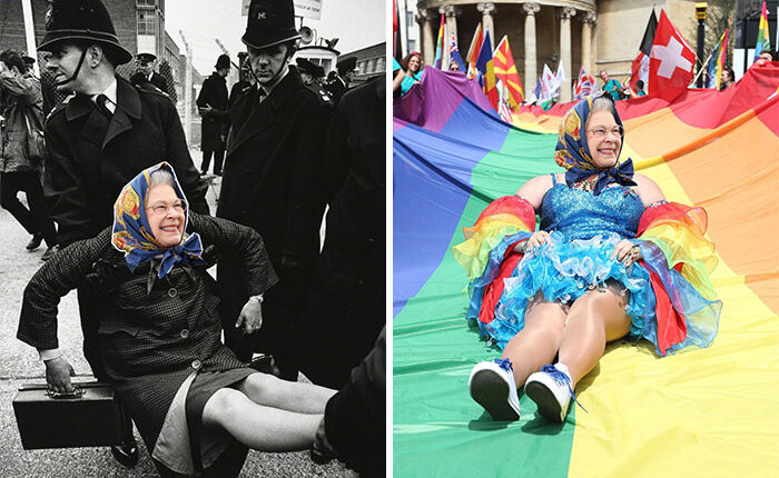 78 Silly And Humorous Edits This Artist Created Of Queen Elizabeth