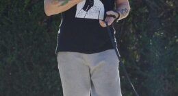 An actor who is known for starring in an 80s cult classic was seen on a rare outing in Los Angeles this week