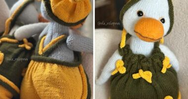 A Knitted Goose For Christmas: Here’s My Goose Toy Knitting Patterns
