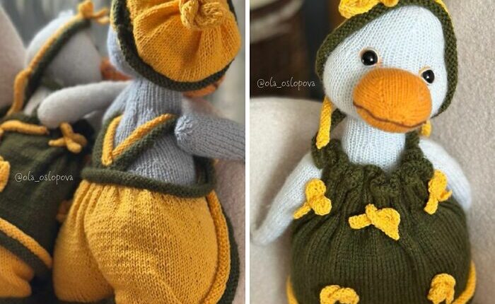 A Knitted Goose For Christmas: Here’s My Goose Toy Knitting Patterns