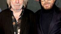 ABBA icons Benny Andersson (L) and Björn Ulvaeus (R) reunited on Sunday night at the opening night of the Broadway revival of Chess at Imperial Theatre in New York