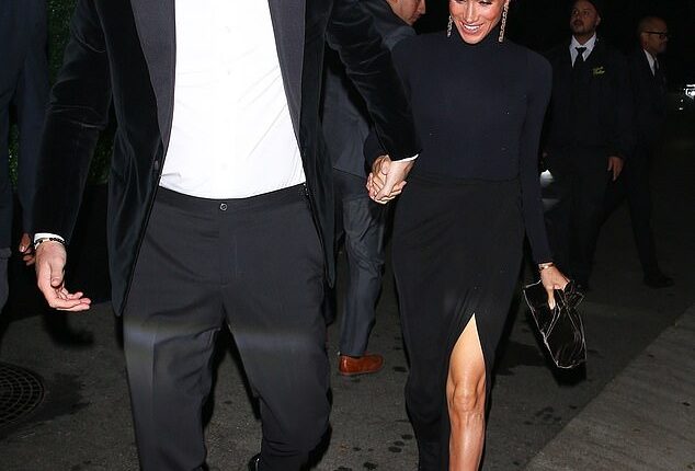 Paparazzi photos of Harry clutching wife Meghan’s hand as they arrived at Momma Kardashian’s no-expenses-spared do were instantly beamed across the world.