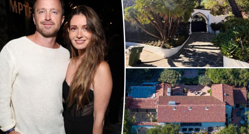 Aaron Paul and wife Lauren move to France after LA wildfires