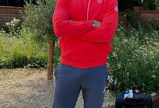 Adam Peaty's brother has been arrested over allegations he sent threats to the the sportsman during his stag weekend; pictured Adam Peaty