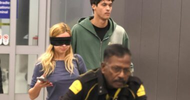 Addison Rae leaves LAX with an eye mask on and more star snaps