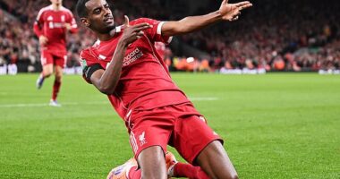 Alexander Isak has returned to the Liverpool starting XI to face Nottingham Forest on Saturday