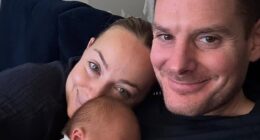 Fitness influencer Alice Liveing, 32, announced on Sunday that she and her husband Patrick Murphy announced had welcomed a baby girl two weeks ago, in an 'unexpected way'