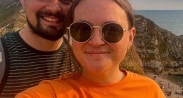 Stacey Gaw, 36, moved from Oregon to Southampton in England over the summer to be with her British husband