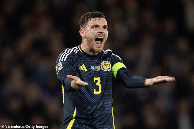 Andy Robertson has urged the Scotland fans to get behind the team at Hampden