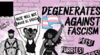 Anti-ICE Sexual Deviants Stage 'Degenerates Against Fascism' Protest.