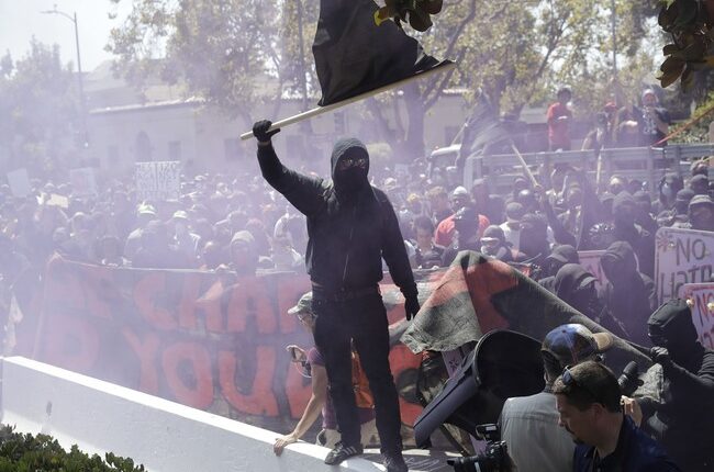 Antifa Rally Outside a Berkeley TPUSA Event – HotAir